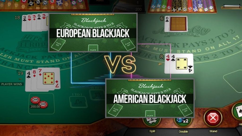 European Blackjack VS American Blackjack